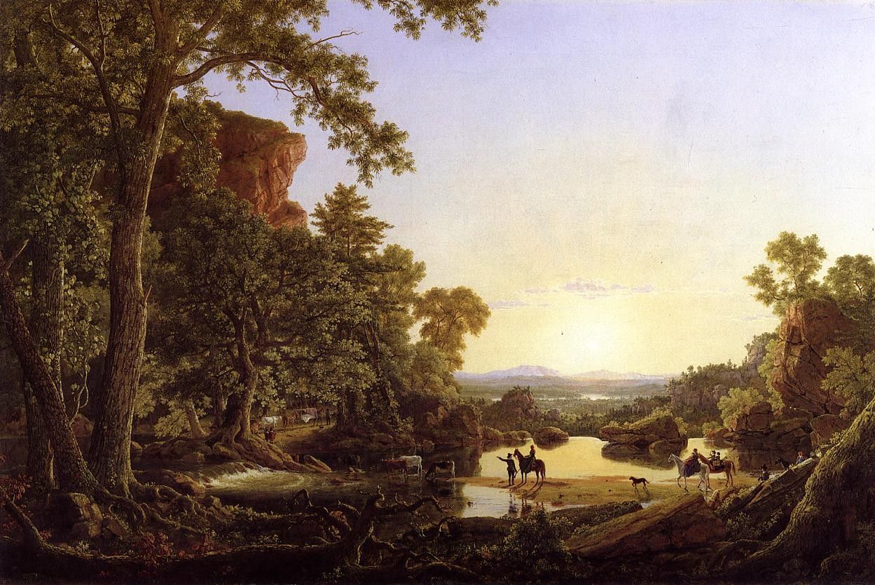 Frederic Edwin Church Hooker and Company Journeying through the Wilderness from Plymouth to Hartford